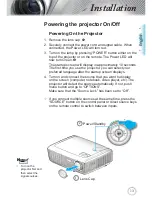 Предварительный просмотр 13 страницы Optoma Projector with lens cap User Manual