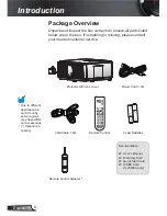 Preview for 6 page of Optoma Projector with lens cover User Manual