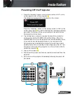 Preview for 15 page of Optoma Projector with lens cover User Manual