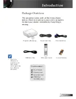 Preview for 7 page of Optoma Projector User Manual