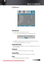Предварительный просмотр 41 страницы Optoma TS725 User Manual