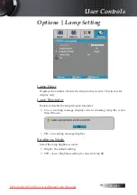 Предварительный просмотр 43 страницы Optoma TS725 User Manual