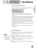 Preview for 15 page of Optoma TSFN-IR01 User Manual