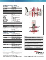 Preview for 2 page of Optoma TW695UT-3D Datasheet