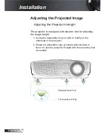 Предварительный просмотр 16 страницы Optoma TX615-3D User Manual