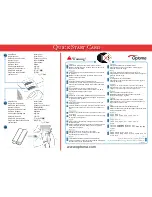 Предварительный просмотр 2 страницы Optoma TX776 Quick Start Card