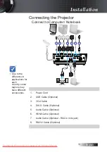 Предварительный просмотр 13 страницы Optoma TX779 Manual