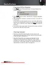 Preview for 16 page of Optoma TX779 Manual