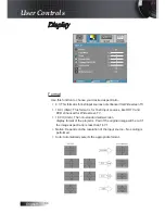 Предварительный просмотр 30 страницы Optoma TX779P-3D User Manual