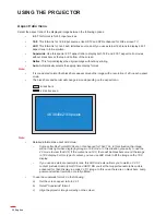 Предварительный просмотр 32 страницы Optoma UHD50 User Manual