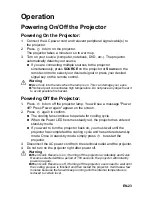 Preview for 23 page of Optoma w313 User Manual