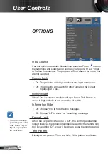 Предварительный просмотр 48 страницы Optoma W316st Manual