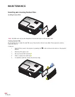 Preview for 64 page of Optoma W400-M User Manual