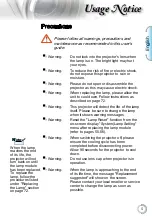 Preview for 5 page of Optoma W415-M User Manual