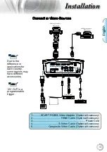 Preview for 13 page of Optoma W415-M User Manual