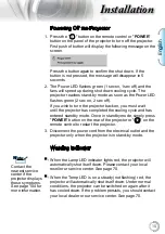 Preview for 15 page of Optoma W415-M User Manual