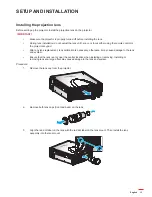 Предварительный просмотр 13 страницы Optoma WU1500 Manual