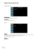 Предварительный просмотр 44 страницы Optoma WU1500 Manual