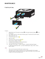 Предварительный просмотр 57 страницы Optoma WU1500 Manual