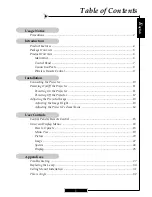 Optoma WVGA single chip DLP Instrucion Manual preview