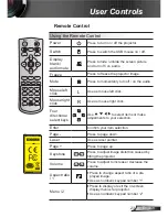 Предварительный просмотр 23 страницы Optoma X402 Manual