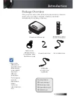 Предварительный просмотр 9 страницы Optoma X605 User Manual Manual