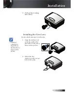 Предварительный просмотр 17 страницы Optoma X605 User Manual Manual