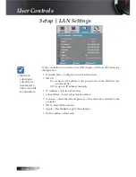 Предварительный просмотр 54 страницы Optoma X605 User Manual Manual