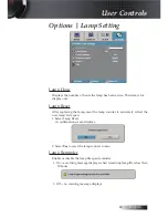 Предварительный просмотр 63 страницы Optoma X605 User Manual Manual