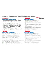 Optoma ZD302 Quick Setup Manual preview