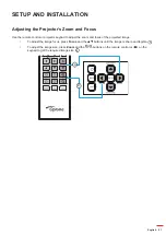 Предварительный просмотр 21 страницы Optoma ZU725T User Manual