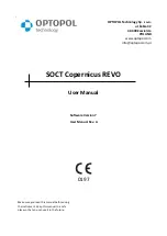 Optopol SOCT Copernicus REVO User Manual preview