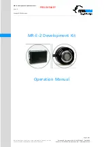 Optotune MR-E-2 Operation Manual preview