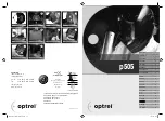 Предварительный просмотр 1 страницы optrel p505 Manual