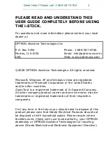 Preview for 2 page of OPTRON i-Stick User Manual