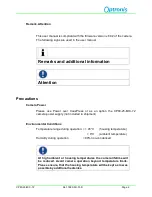 Preview for 8 page of Optronis CamPerform C-72 User Manual