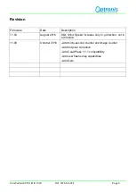 Preview for 5 page of Optronis CamPerform CoaxPress CP70-1-C-1000 User Manual