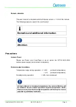 Preview for 8 page of Optronis CamPerform CoaxPress CP70-1-C-1000 User Manual