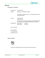 Preview for 6 page of Optronis CamPerform CP90-25P-C-72 User Manual