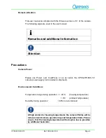 Preview for 8 page of Optronis CamPerform CP90-25P-C-72 User Manual