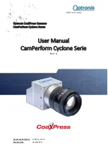 Preview for 1 page of Optronis CoaXPress CamPerform Cyclone Series User Manual