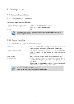 Preview for 8 page of Optronis CP70-004-M/C-19000 User Manual