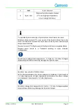 Preview for 13 page of Optronis CP80-4-M/C-500 User Manual