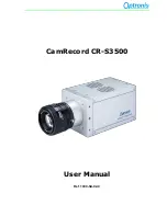 Preview for 1 page of Optronis CR-S3500 User Manual