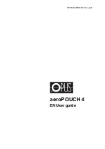 Предварительный просмотр 7 страницы Opus aeroPOUCH 4 User Manual