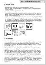 Preview for 8 page of Opus aeroPOUCH 8 User Manual