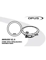 Opus AMR650 V2.0 Installation Manual предпросмотр