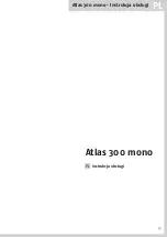 Предварительный просмотр 15 страницы Opus Atlas 300 mono User Manual