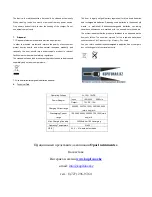 Предварительный просмотр 4 страницы Opus bt-c100 Operating Instructions