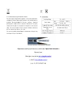 Предварительный просмотр 4 страницы Opus BT-C700 Operating Instructions